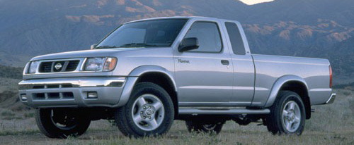 ฝาท้าย/ฝาท้ายกระบะ Nissan BigM/Frontier (D22)(บิ๊กเอ็ม/ฟรอนเทียร์) 1998-2000/2001-2004 (เปิกลางไม่มีรูไฟเบรค) - BangplusOnline