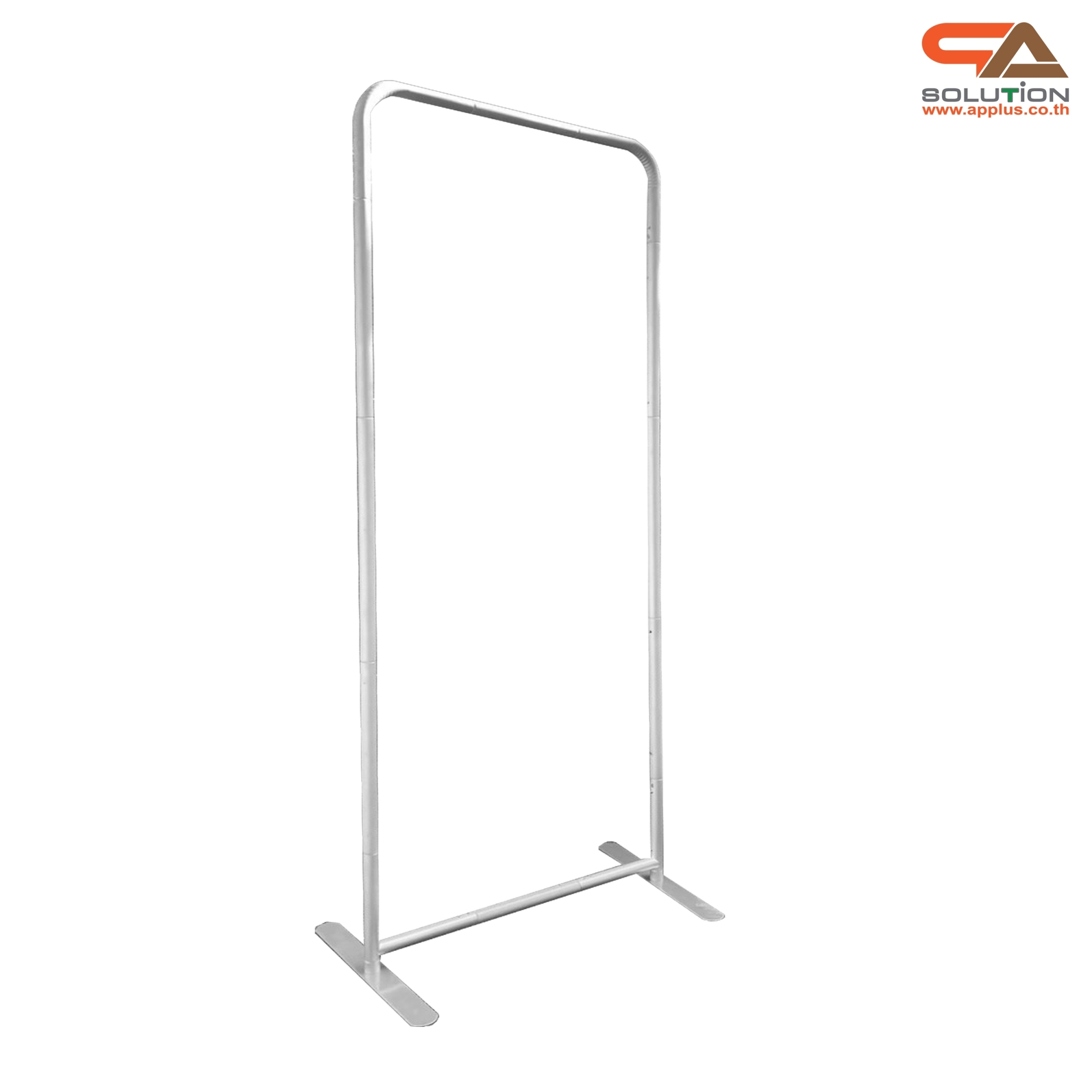 CLEARANCE SALE! แบคดรอปผ้า รุ่น Tube Steel Feet ขนาด (W)100 x (H) 200 cm.โครงอะลูมิเนียม ถอดประกอบได้