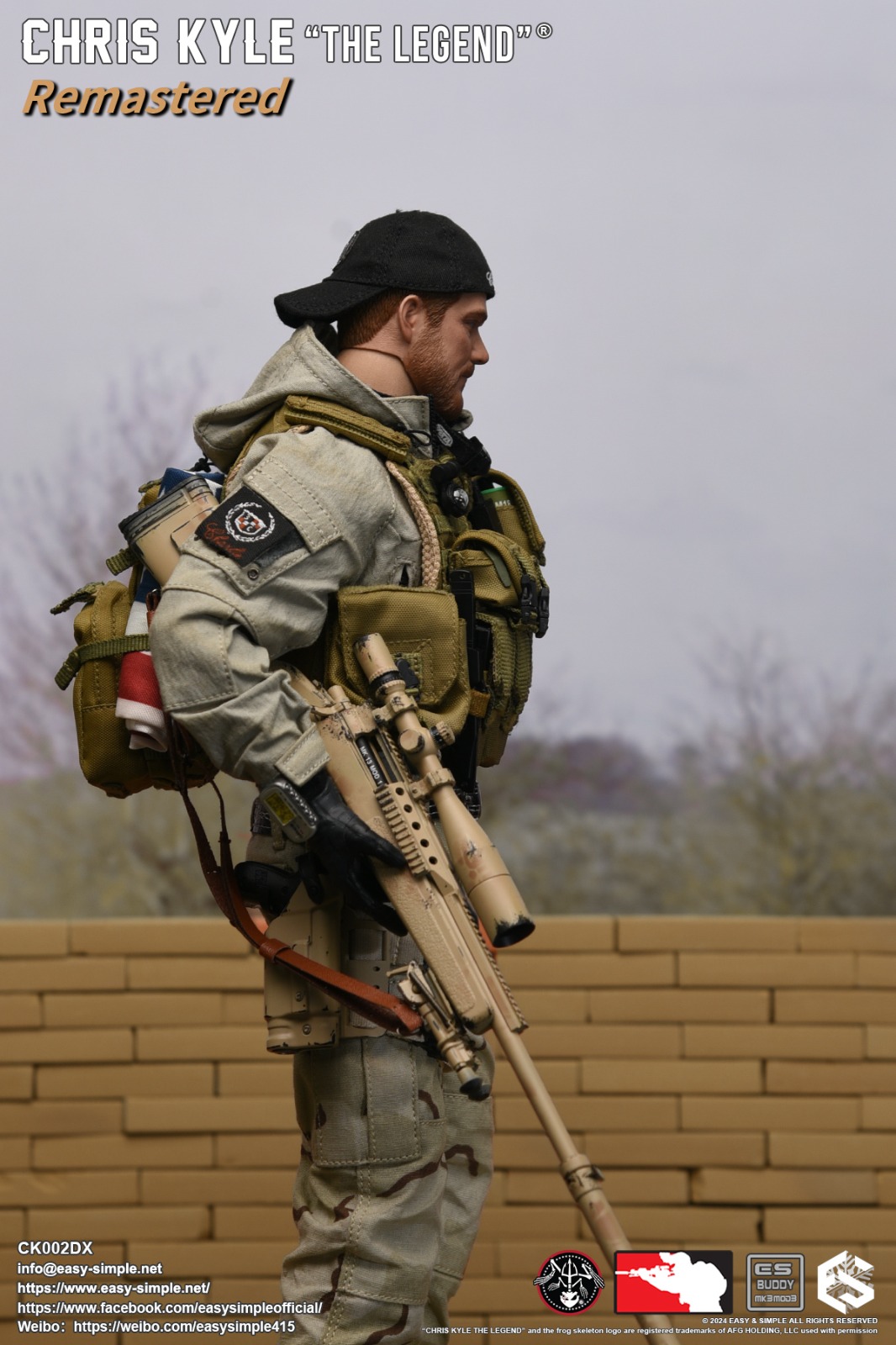 BlackOpsToys X Easy&Simple ES CK002DX Chris Kyle "The Legend" Remastered (Deluxe Version)