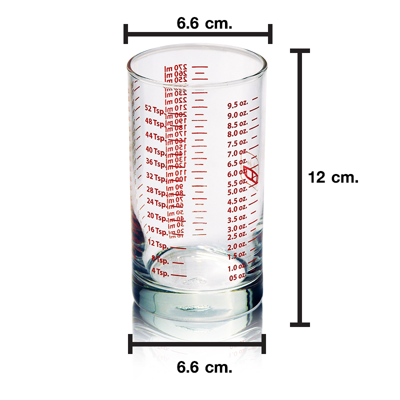 Cylinder-Measuring cup 8 oz. (Delisio) 1610-329