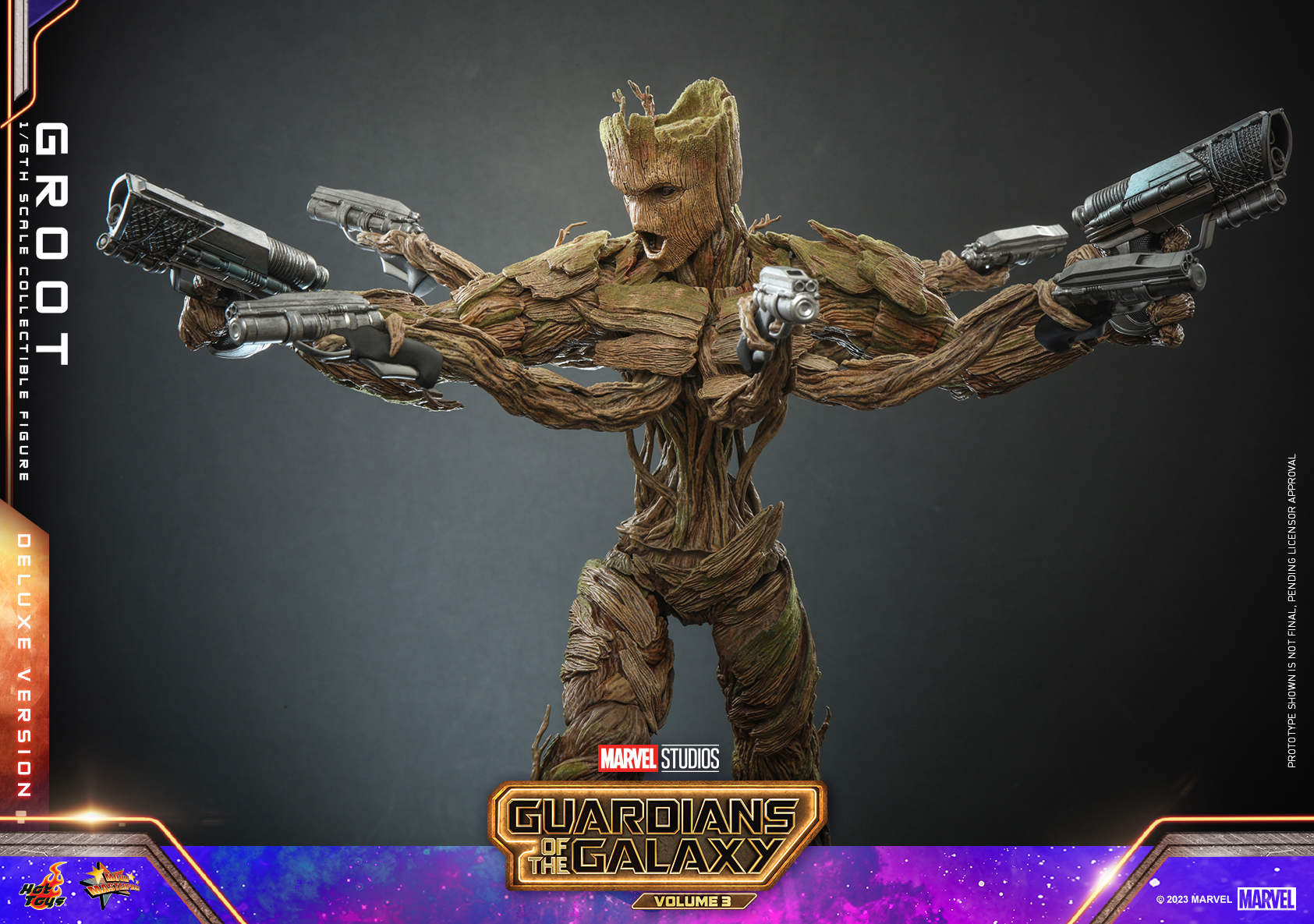 Hot Toys MMS707 1/6 Guardians of the Galaxy Vol. 3 - Groot (Deluxe Version)