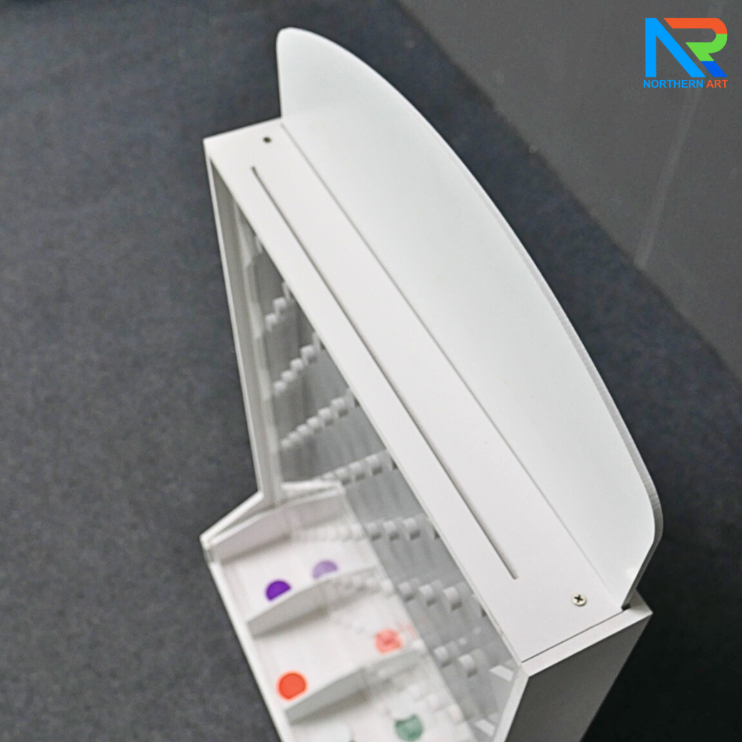 เช่าเกมส์หย่อนเหรียญตั้งโต๊ะ ขนาด (W)50 X (D)20 X (H)80 cm. วัสดุพลาสวูดหนา 8 มม. พร้อมเหรียญพลาสติกคละสี 10 เหรียญ