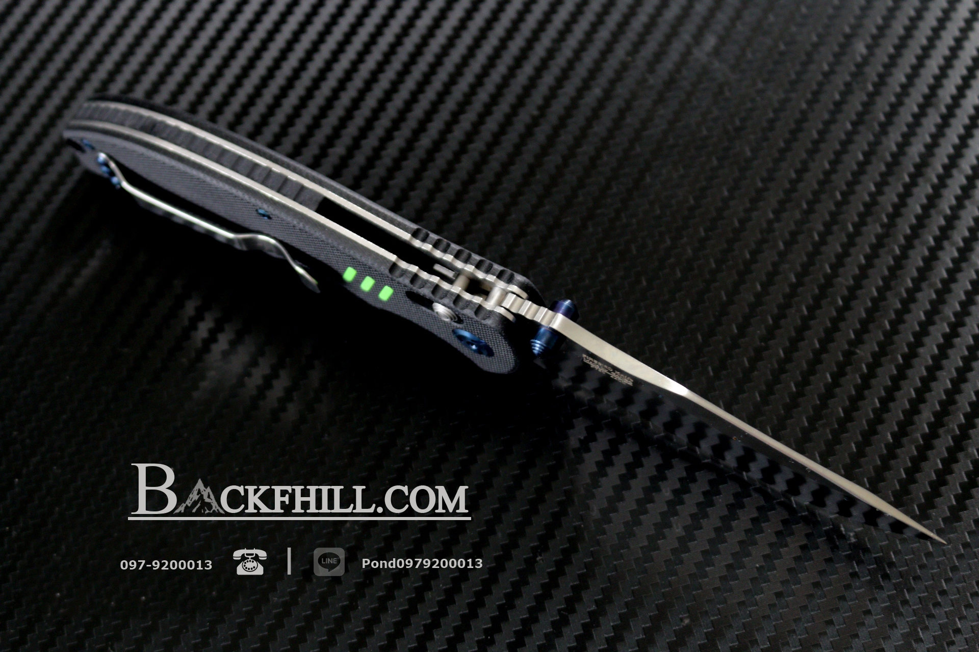 มีดพับ Ganzo รุ่น F7501-BK สีดำ ด้ามสีดำ ของแท้ 100%