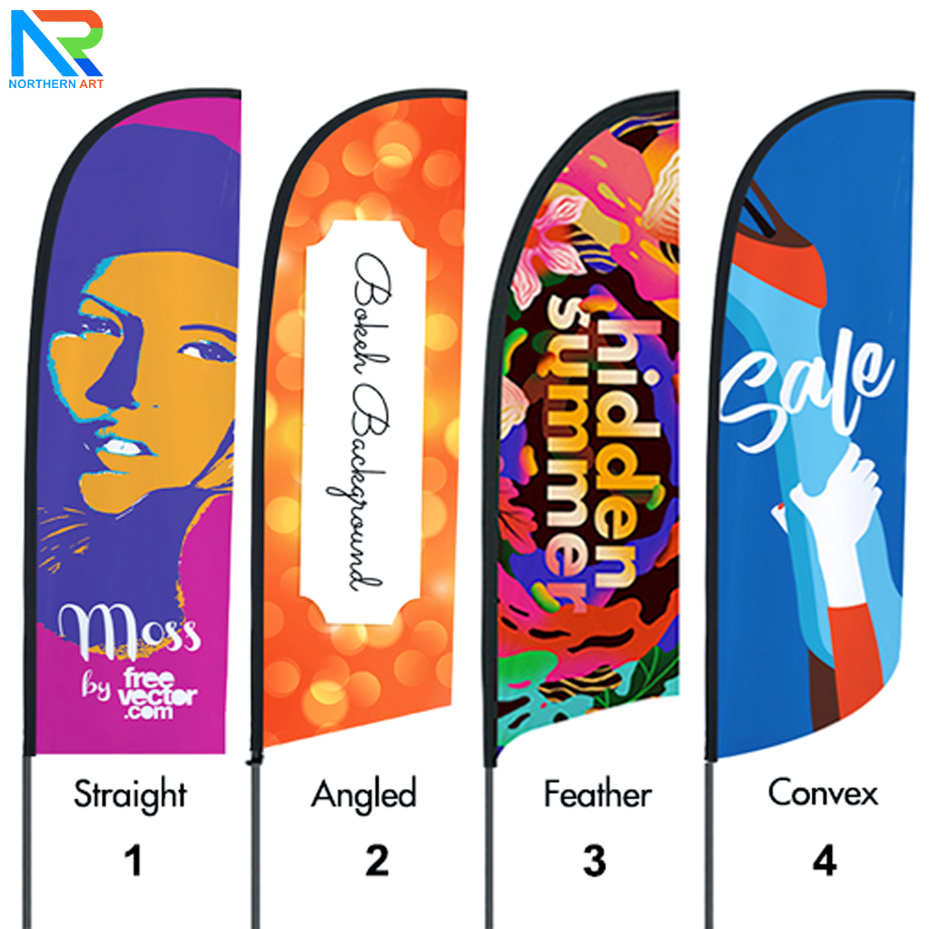 ธงชายหาด รุ่น 2IN 1 ขนาด XL แบบใบกล้วย สูง 500 cm.(เมื่อประกอบเสาและผ้าแล้ว) ถอดประกอบได้ พร้อมกระเป๋า 1 ใบ