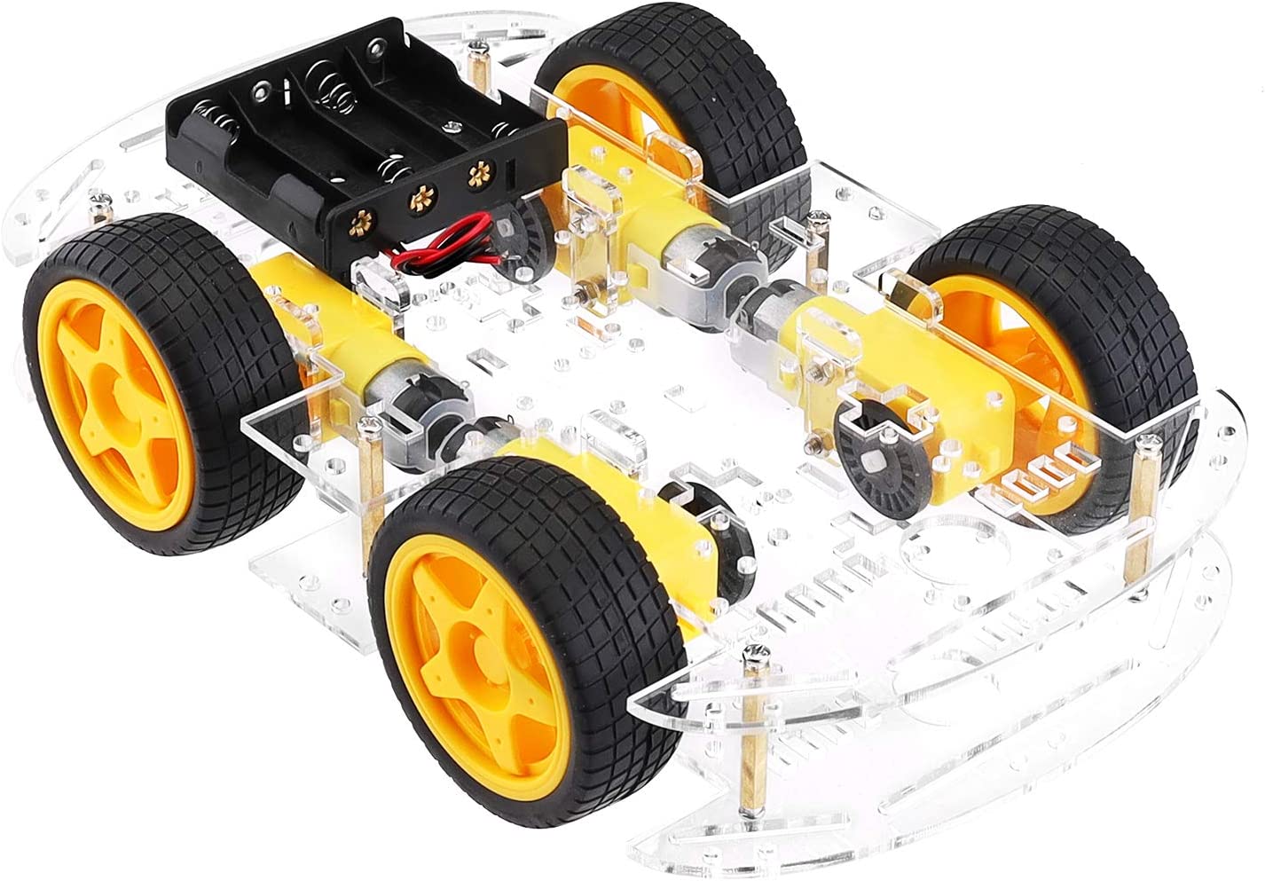 รถหุ่นยนต์ Robot Smart Car 4WD ชุดขับเคลื่อน 4 ล้อ