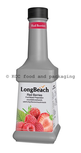 LongBeach - เรดเบอร์รี่ เพียวเร่ 900 ml.