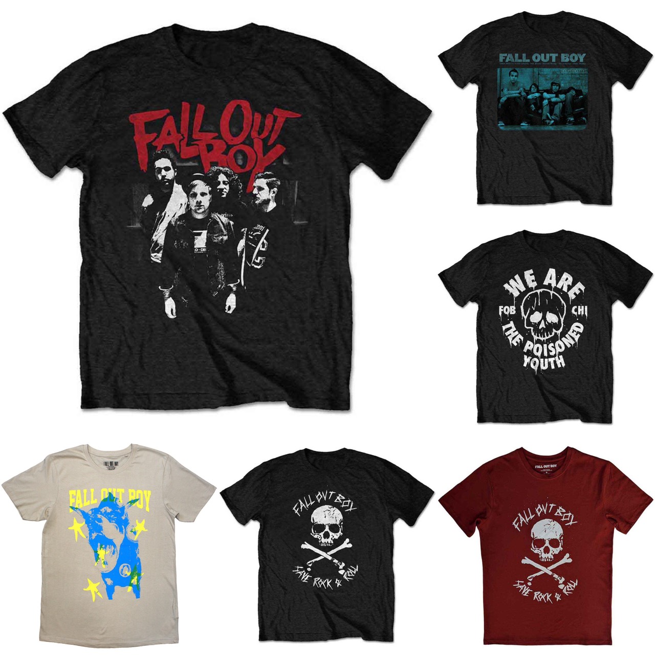 🇬🇧เปิด PREORDER เสื้อวง FALL OUT BOY T-SHIRT รวมแบบสุดฮิต ลิขสิทธิ์ของแท้ UK 🤘🔥