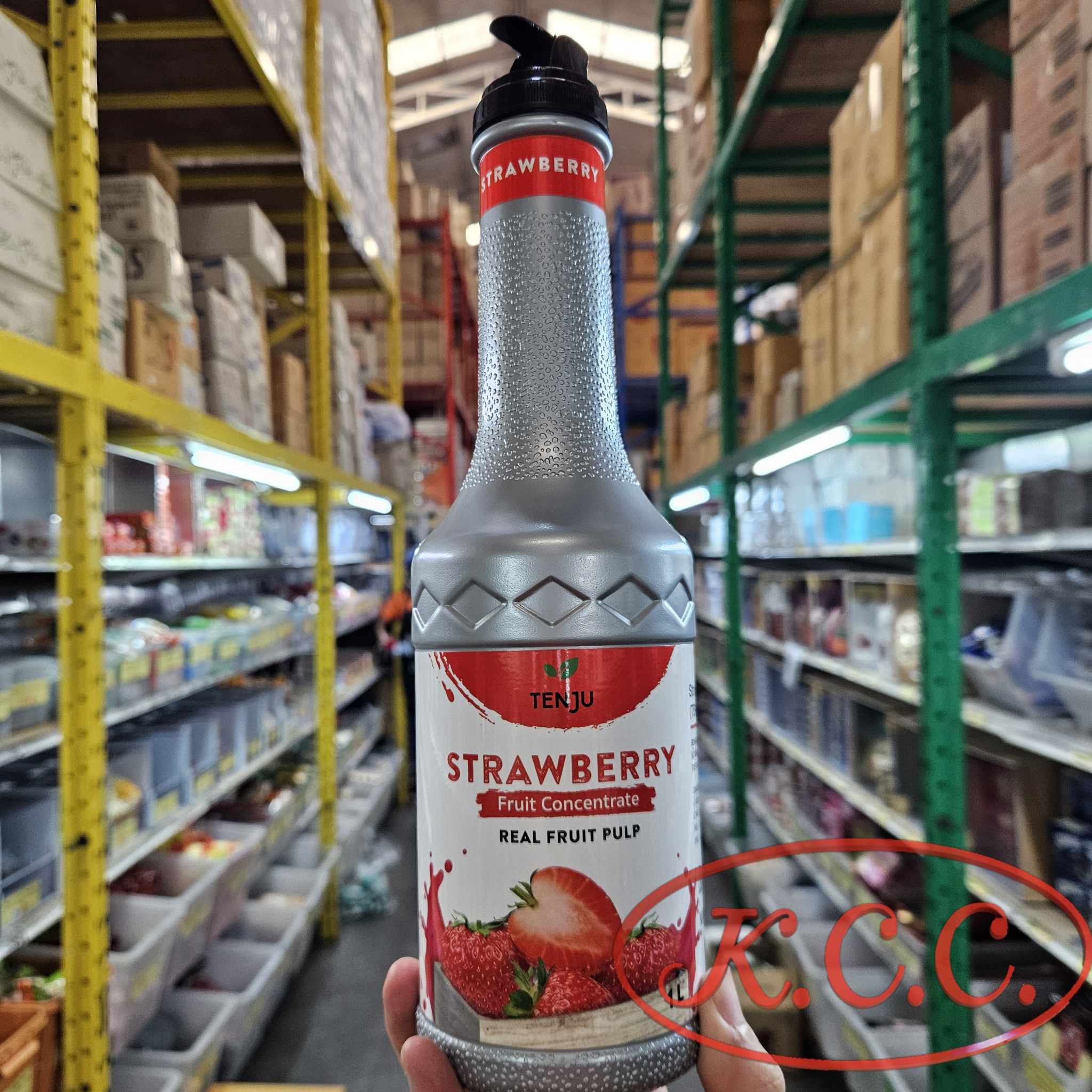 Tenju Strawberry สตรอเบอรี่ Syrup (1L.)