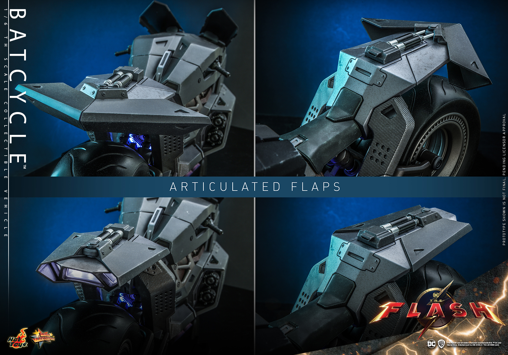 Hot Toys MMS704 1/6 The Flash - Batcycle