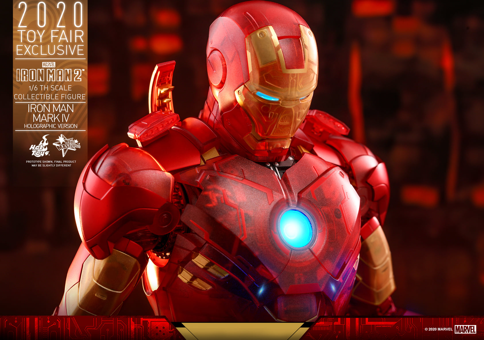 Hot Toys MMS568 IRON MAN 2 - IRON MAN MARK IV (HOLOGRAPHIC VERSION)