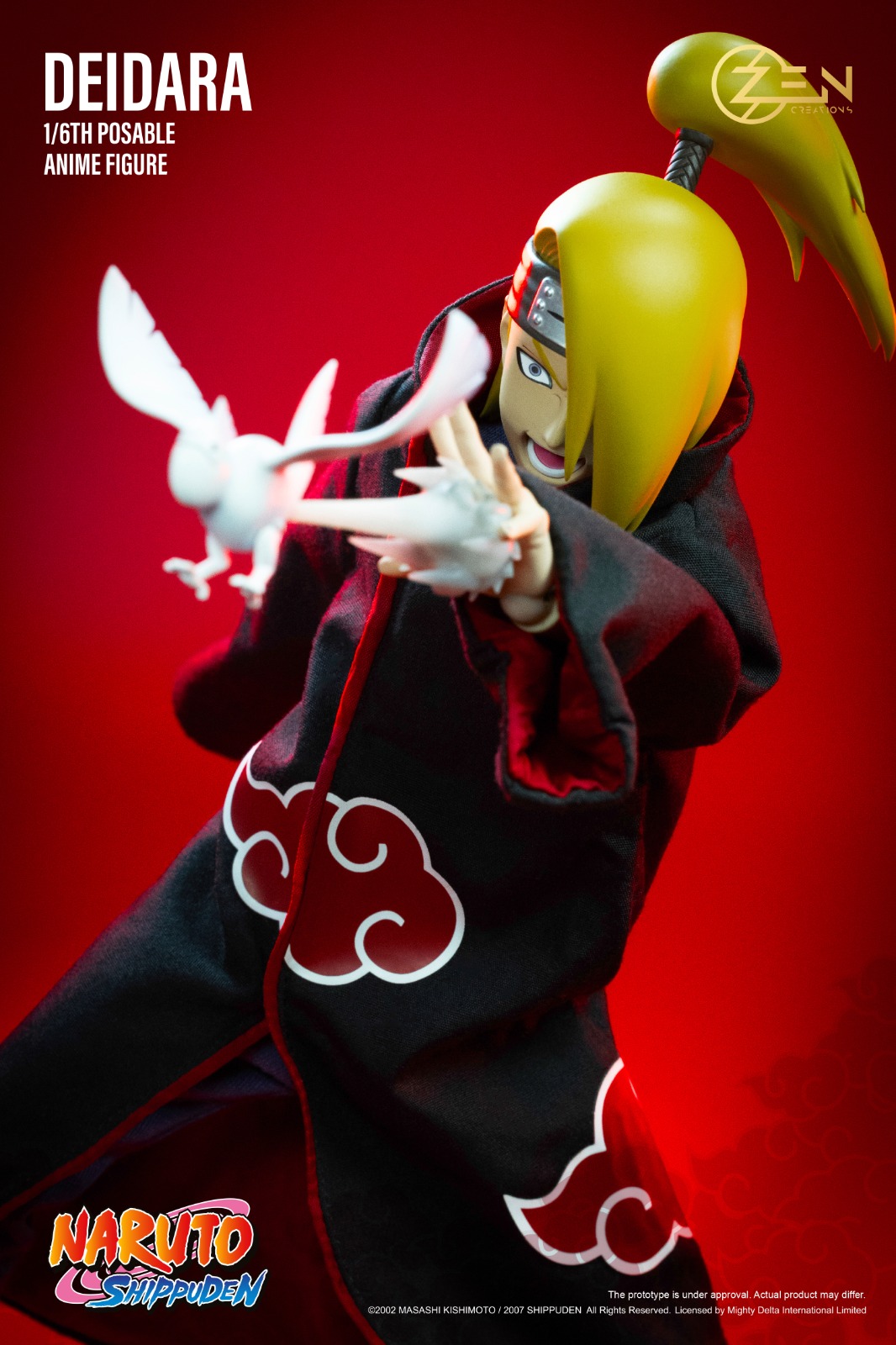 Zen Creations PAF004S Posable Anime Figure (PAF) Deidara (Standard Version)