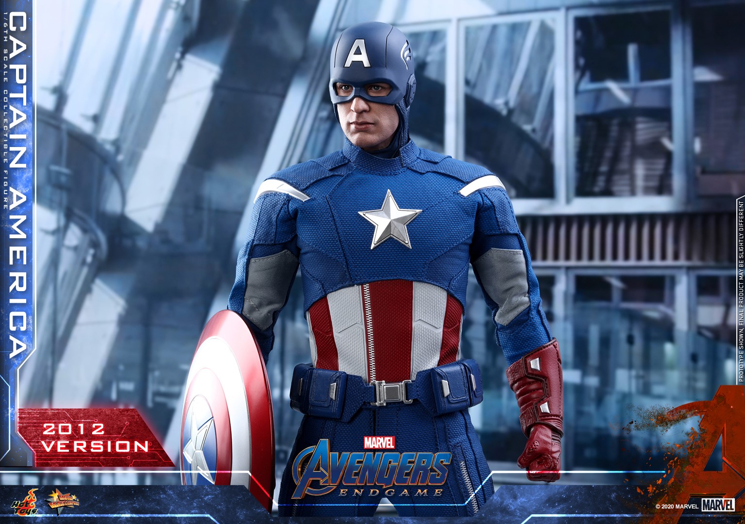 Hot Toys MMS563 Avengers: Endgame - Captain America (2012 Version)