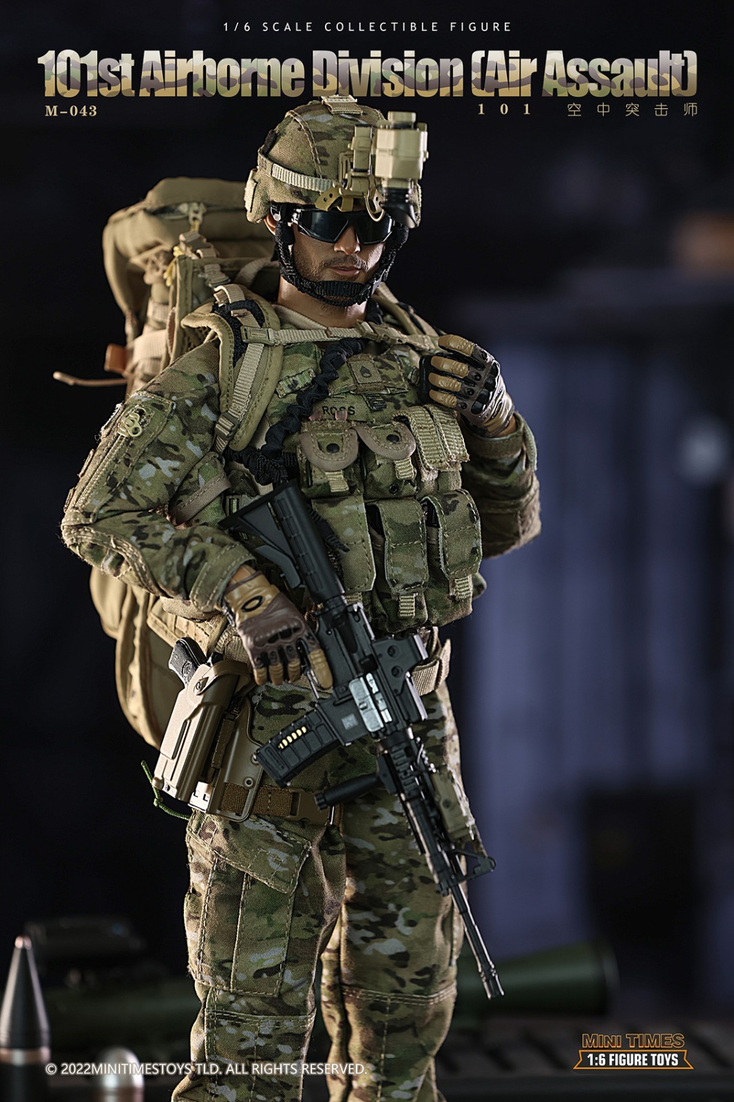MINI TIME MT-M043 1/6 101st Airborne Division Air (Assault)