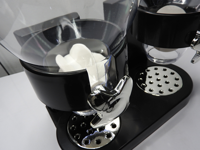 เครื่องจ่ายซีเรียล หรือ จ่ายธัญพืช อาหารชนิดแห้ง 2 หัวจ่าย