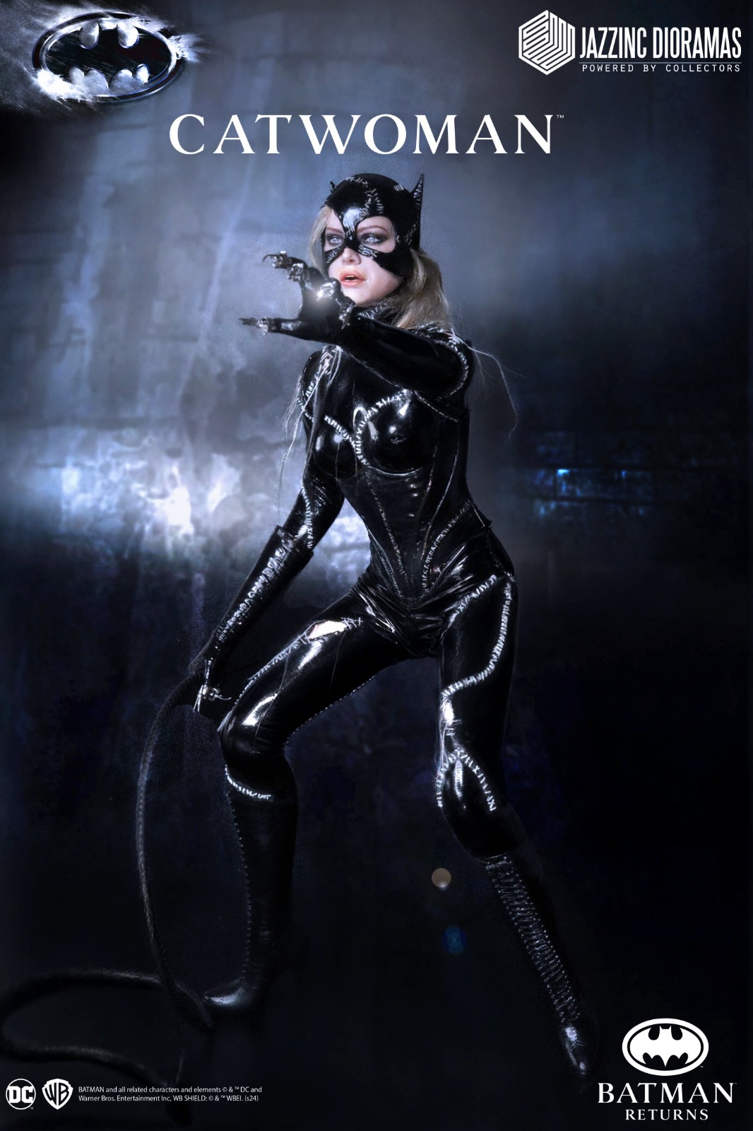 Jazzinc Dioramas JD-001E 1992 "Batman Returns" - Catwoman (Deluxe Two Pack Which Features, and an Exclusive Diorama) [ดีลักซ์ 2 แบบ และพิเศษฉากประตู]