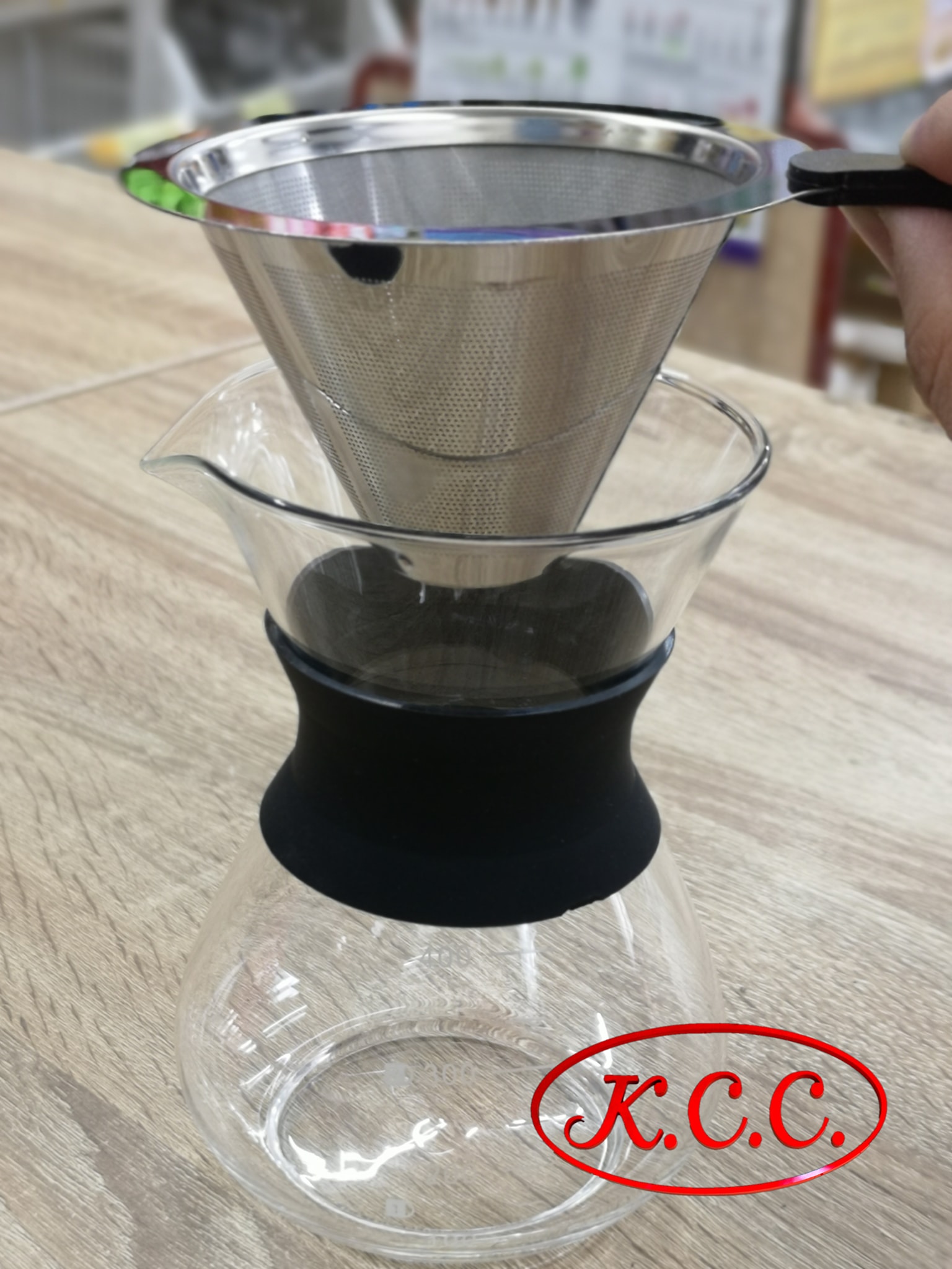 เหยือก ดริปกาแฟ พร้อม ที่กรองสแตนเลส