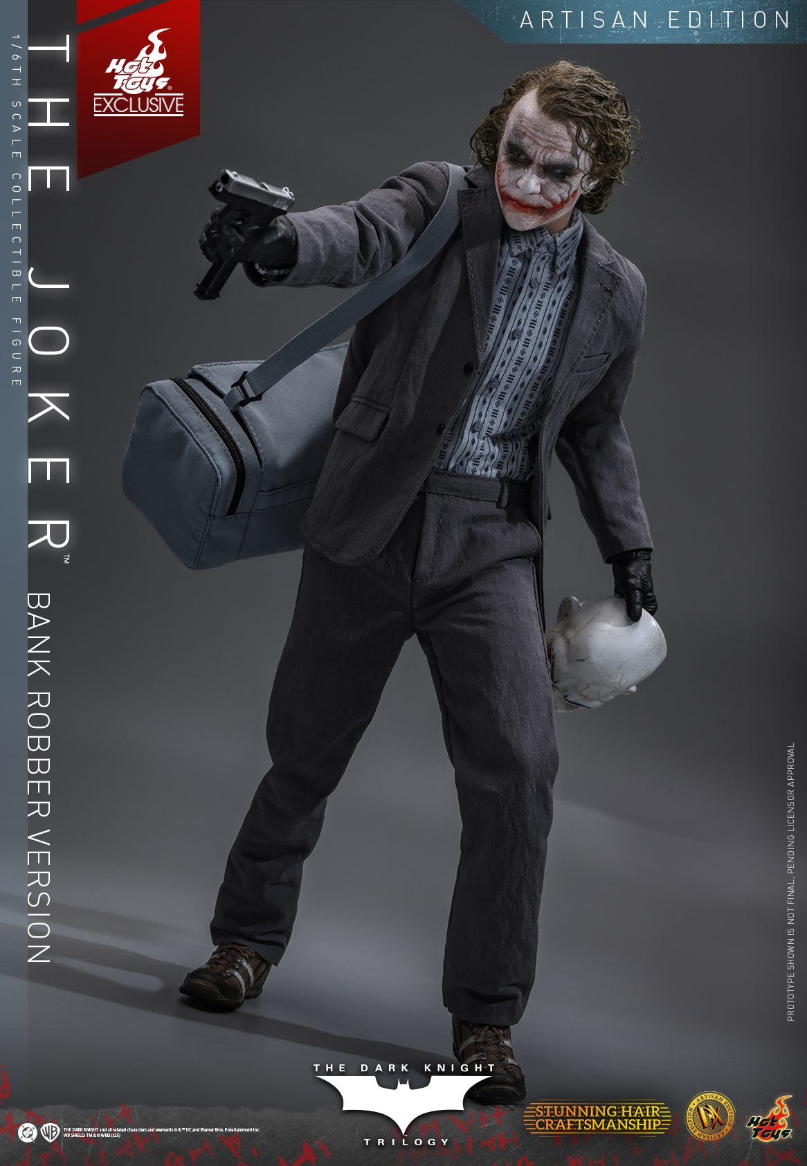 Hot Toys DX51AE The Dark Knight Trilogy - The Joker (Bank Robber Version) (Artisan Edition) [Hot Toys Exclusive]