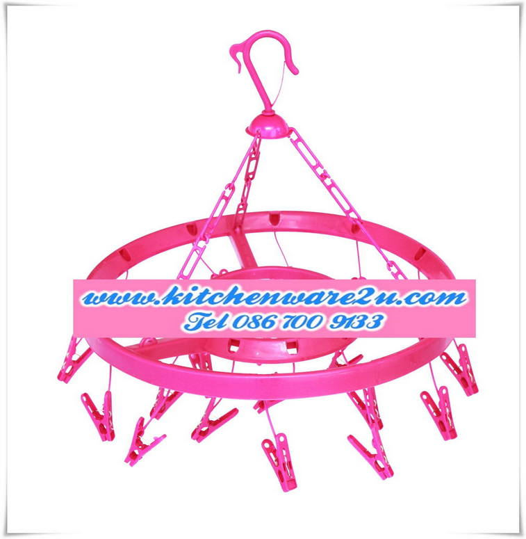 P05890 พวงตากผ้ากลมเล็ก 12 ตัว 219 (ราคาส่งต่อ 8 โหล: 96 อัน:เฉลี่ย 200 บ/โหล)