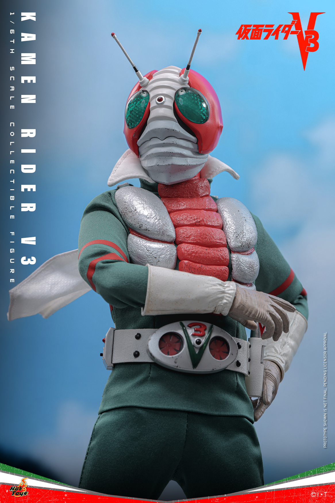 25/08/2568 Hot Toys TMS162 Kamen Rider V3 - Kamen Rider V3