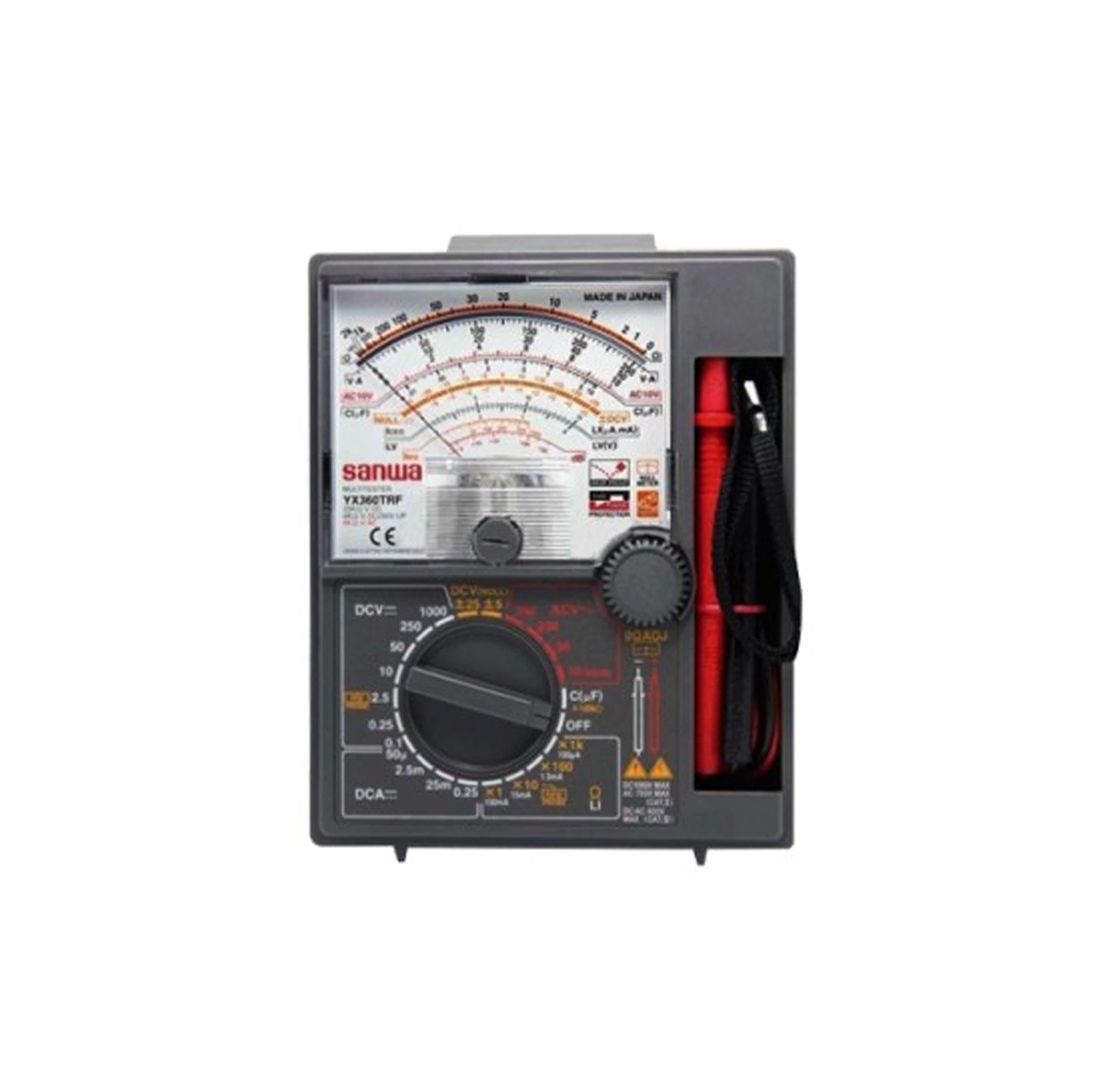 Sanwa มัลติมิเตอร์ YX-360TRF Analogue Multimeter มิเตอร์เข็ม Meter อนาล็อก มิเตอร์วัดไฟ