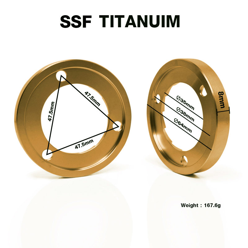 APRESSO SSF 64 MM. FLAT BURRS