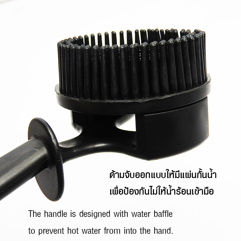 แปรงล้างหัวชง ซิลิโคน ถอดเปลี่ยนหัวแปรงได้