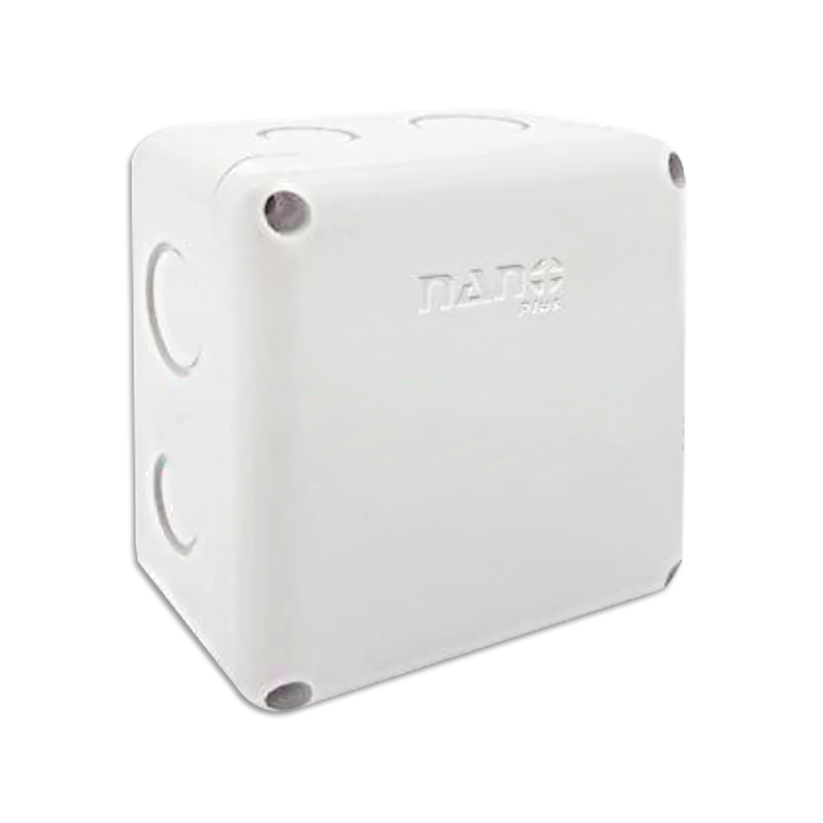 กล่องกันน้ำสีขาว 4"x4" x2.5" รุ่นนาโนพลัส 202W-NNP (40 ชิ้น / กล่อง)