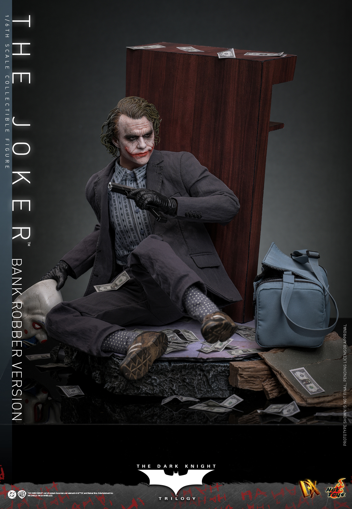 25/08/2568 Hot Toys DX50 The Dark Knight Trilogy - The Joker (Bank Robber Version)