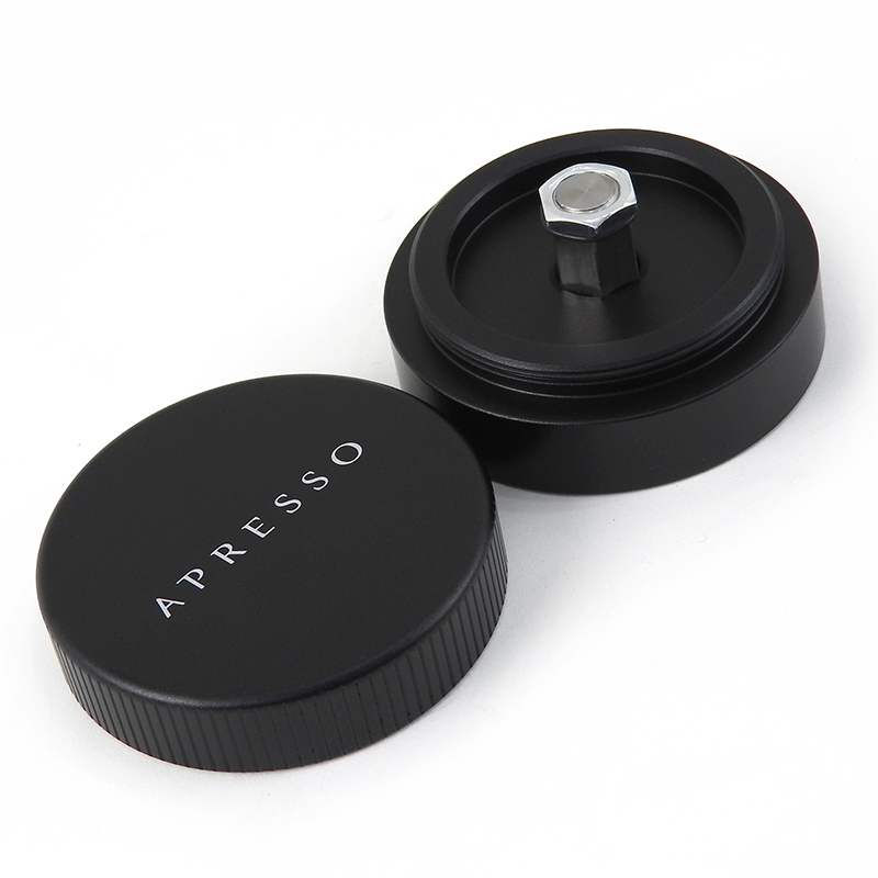 APRESSO GRAVITY ตัวเกลี่ยผงกาแฟ 58mm. จารเกลี่ย 4 ใบพัด ลงน้ำหนักได้