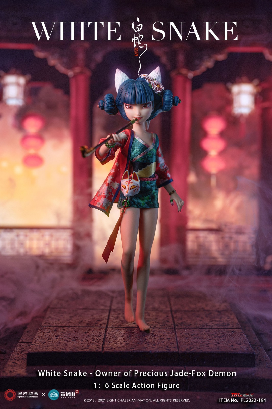 TBLeague PL2022-193 PL2022-194 1/6 Green & White Snake - Owner of Precious Jade-Fox Demon