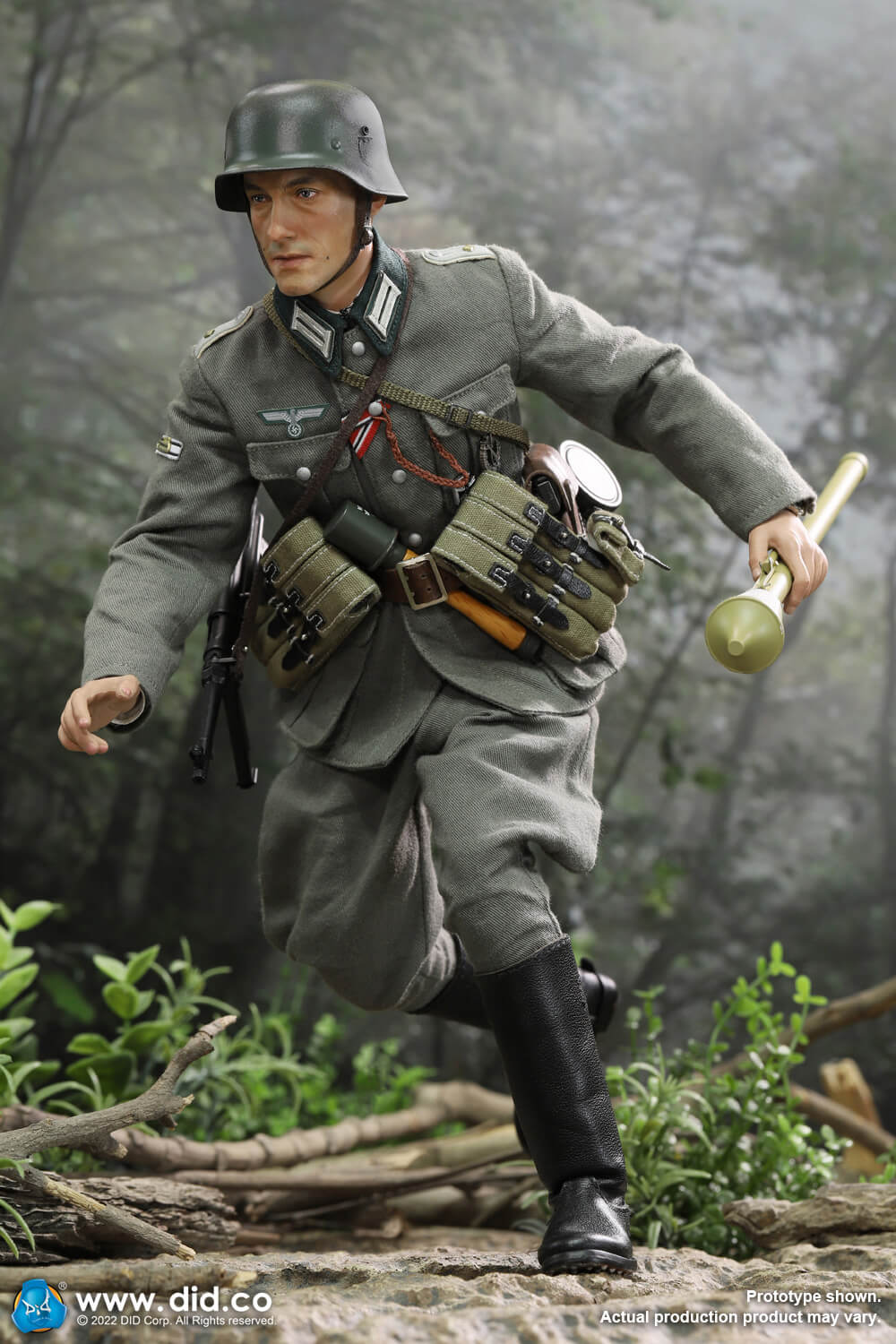 DID D80159 1/6 WWII German WH Infantry Oberleutnant - Winter