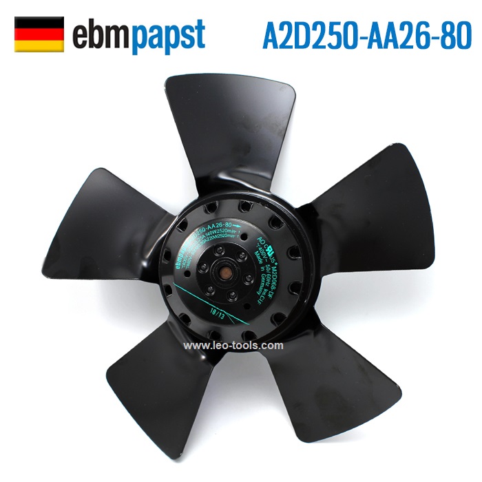 Ebm-papst A2D250-AA26-80 380V ใบพัดมอเตอร์พัดลมระบายความร้อน