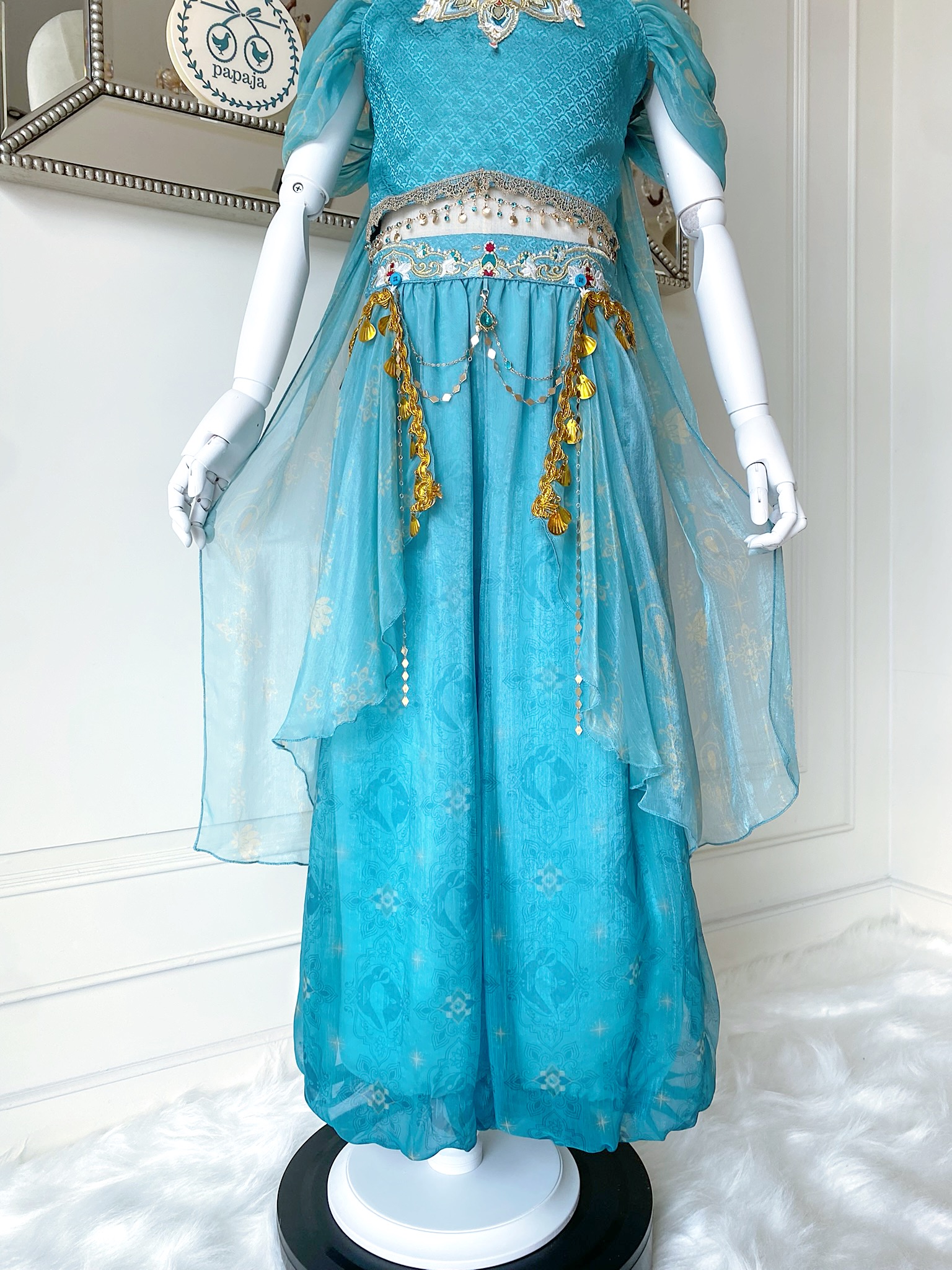 ชุดเจ้าหญิงจัสมิน (Jasmine) เซตแบบจัดเต็มงานสวยมาก