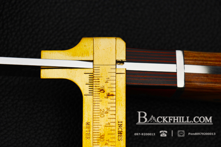 มีดใบตาย COLUMBIA รุ่น K88 ใบมีดปลายแหลม ด้ามจับไม้เนื้อแข็งอย่างดี พร้อมซองไนลอน