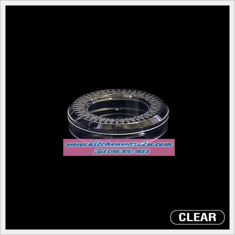 P07247 กล่องกลมใส พลาสติกแข็ง ลายไทย ใสปิ๊ง จุ 950 ml (20.5*20.5*5.4 cm) No.239 ราคาส่งต่อ 1 โหล: 12 ใบ:เฉลี่ย 75 บ/ใบ