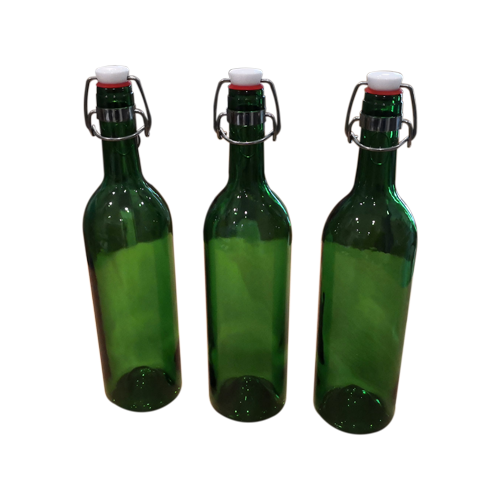 Flip top glass bottle, 750ml, จำนวน 3 ใบ