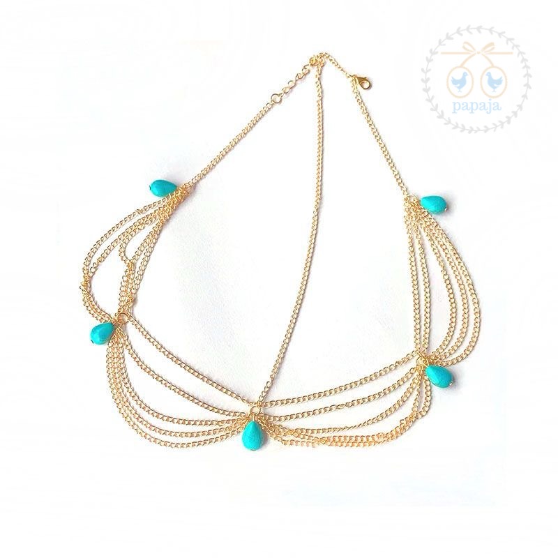 ชุดเจ้าหญิงจัสมิน (Jasmine) มาพร้อมเครื่องประดับศรีษะสีทองสวยหรู