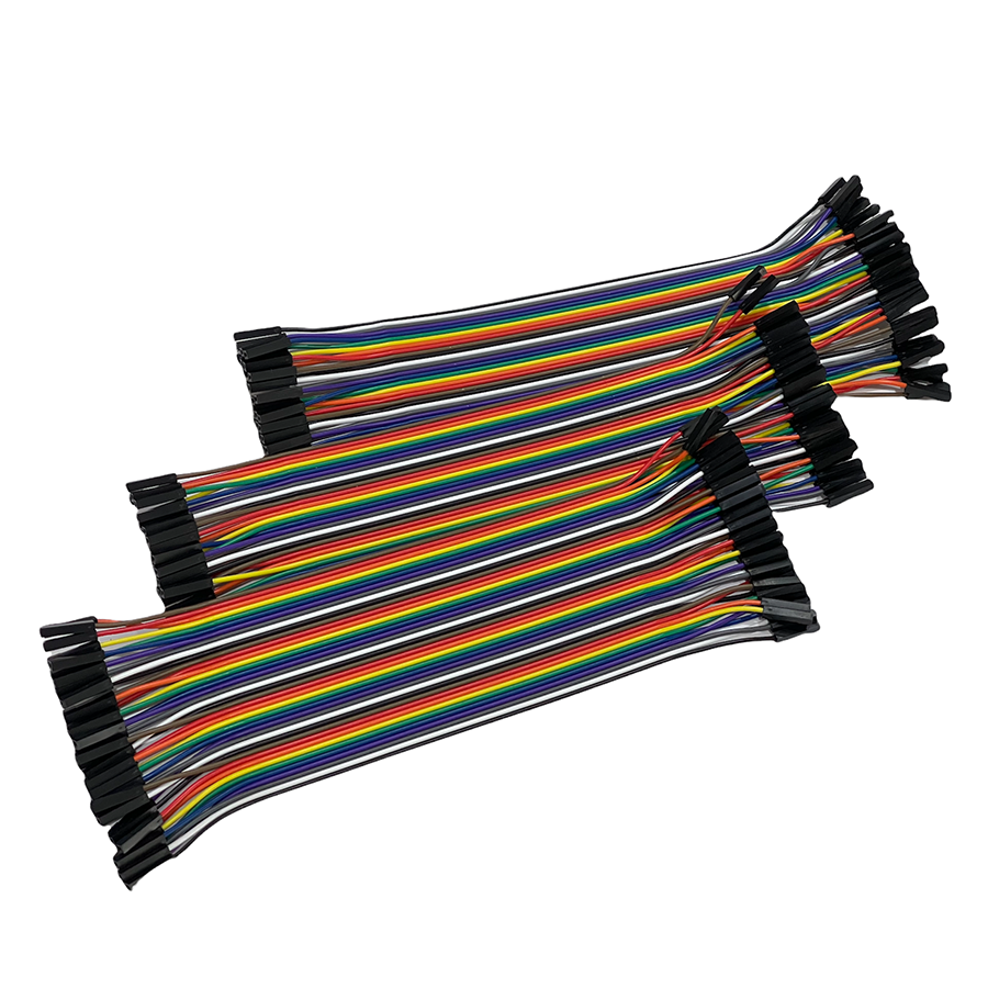 สาย jumper ยาว 20 ซม. เข้าหัวสาย ตัวเมีย และ ตัวเมีย ใช้สำหรับ เชื่อมต่ออปุกรณ์ ต่างๆไม่ว่าจะเป็น Arduino / Module / Sensor เป็นต้น สำเนา