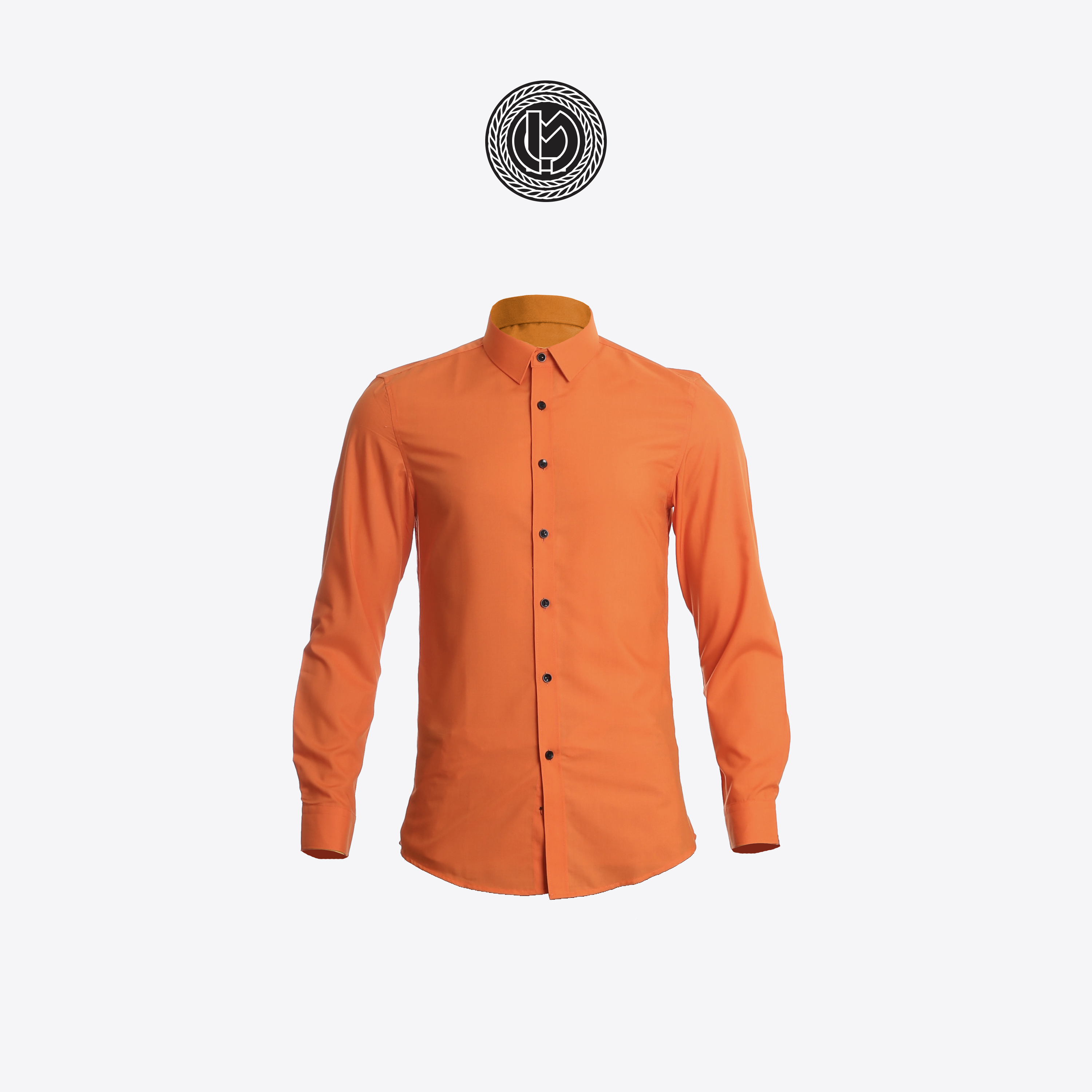 เสื้อเชิ้ตสีส้ม Orange Shirt (Standard Collar)