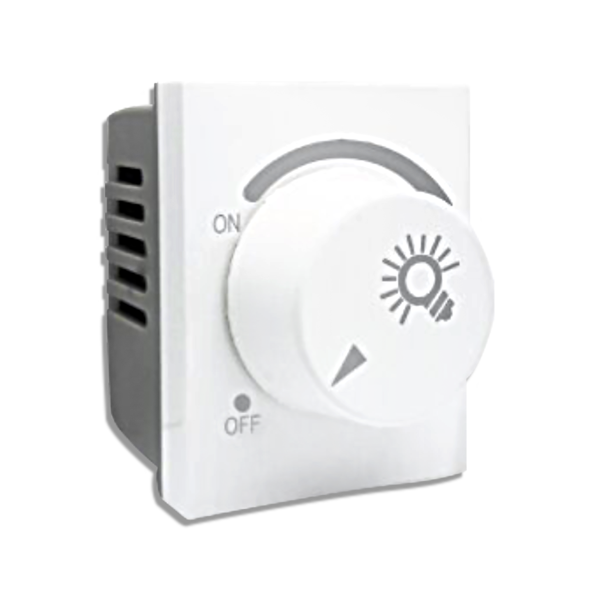 NANO สวิตช์หรี่ไฟ 300 วัตต์ ขนาด 1.5 ช่อง Urban series สีขาว รุ่น UR-DMW