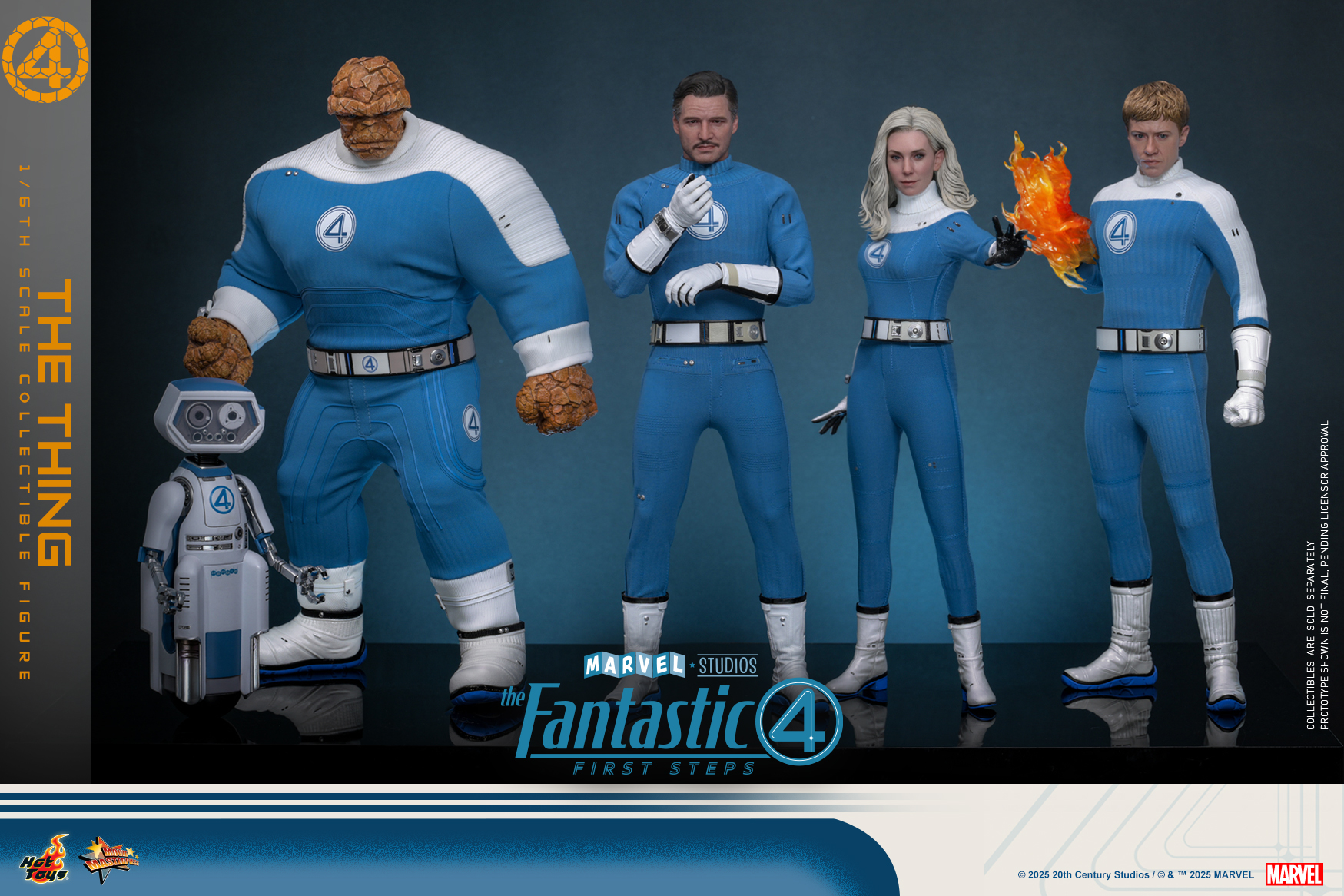 25/08/2568 Hot Toys MMS813 The Fantastic Four: First Steps - The Thing