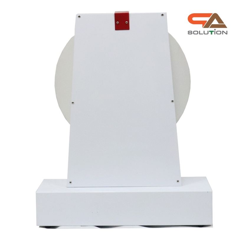 เกมส์วงล้อตั้งโต๊ะ รุ่นเหล็ก ขนาดวงล้อ 40 ซม. สูง 60 cm. สีขาว พร้อมงานพิมพ์สติ๊กเกอร์ ออกแบบได้ตามความต้องการ