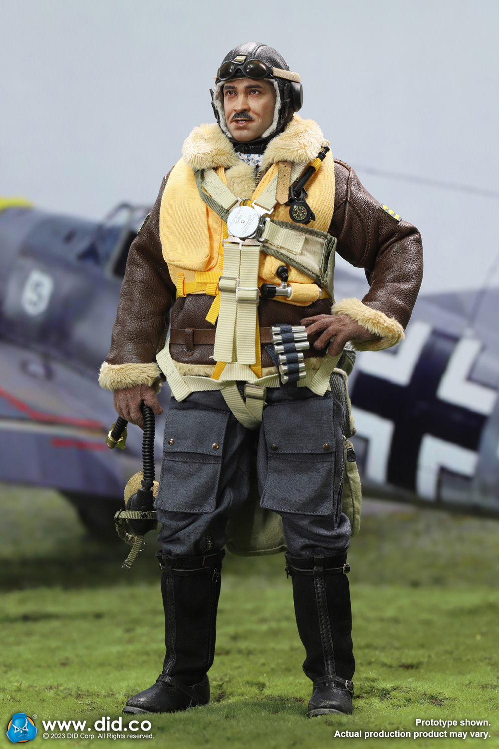 DID D80165 1/6 WWII German Luftwaffe Ace Pilot - Adolf Galland