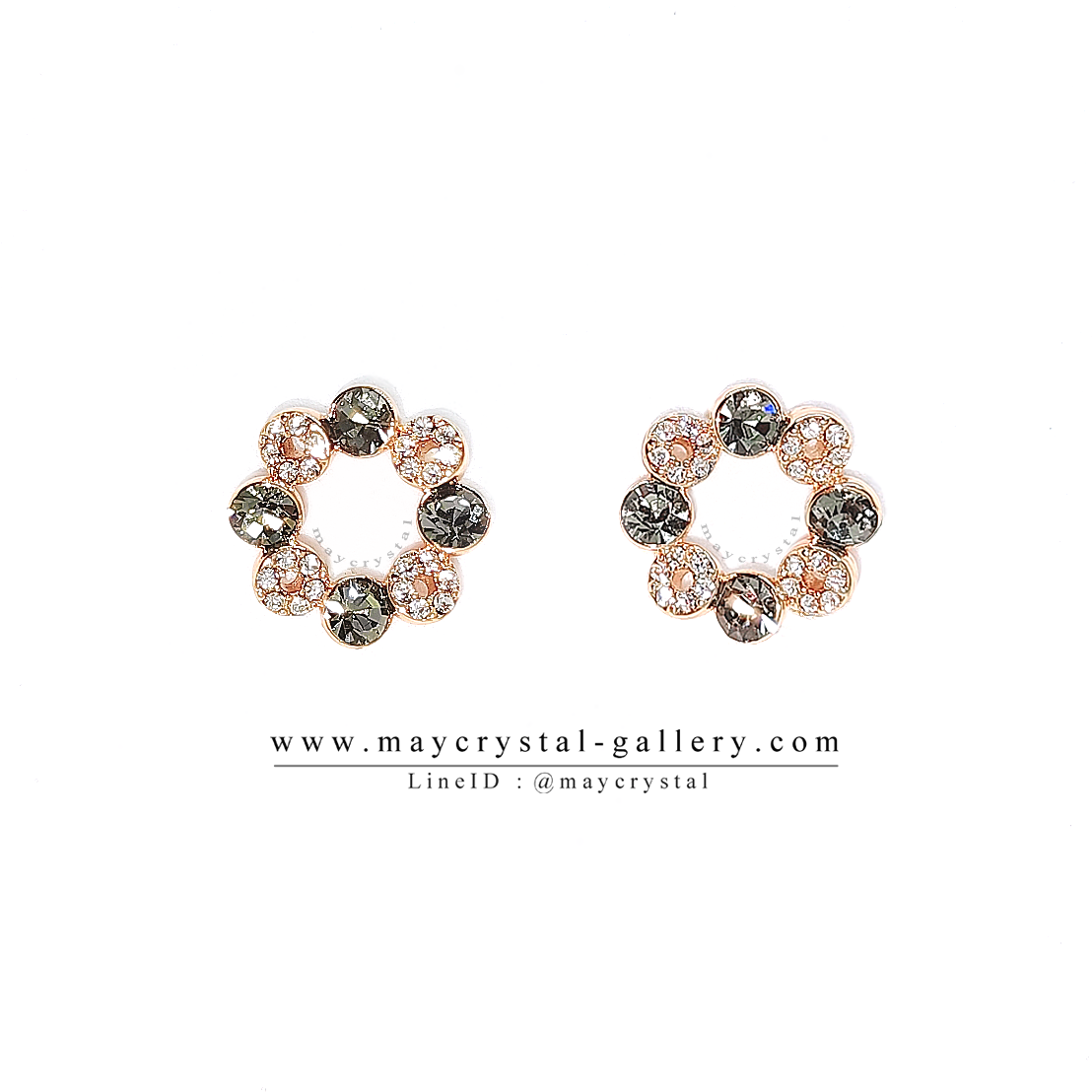 ต่างหูคริสตัลจากยุโรป (Embellished with Crystals from Austria)
