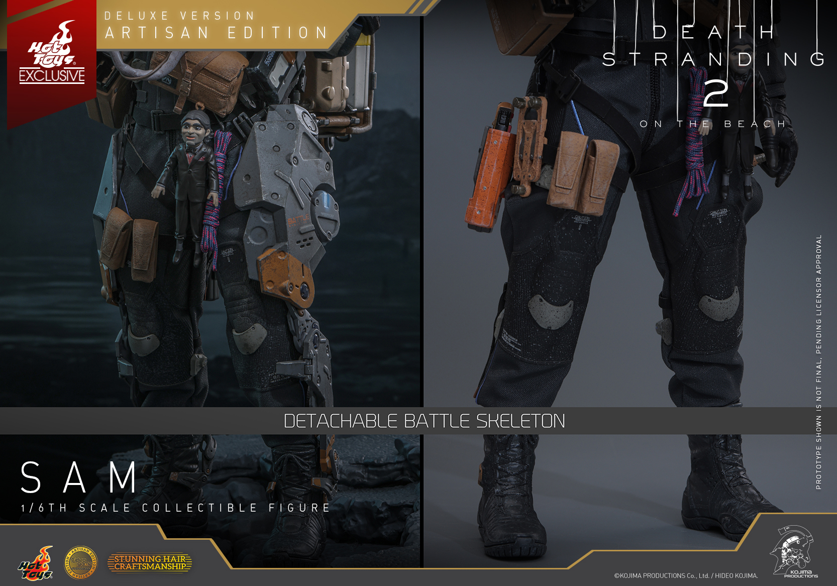 Hot Toys VGM77AE Death Stranding 2: On the Beach - Sam (Artisan Edition Deluxe Version) [Hot Toys Exclusive]