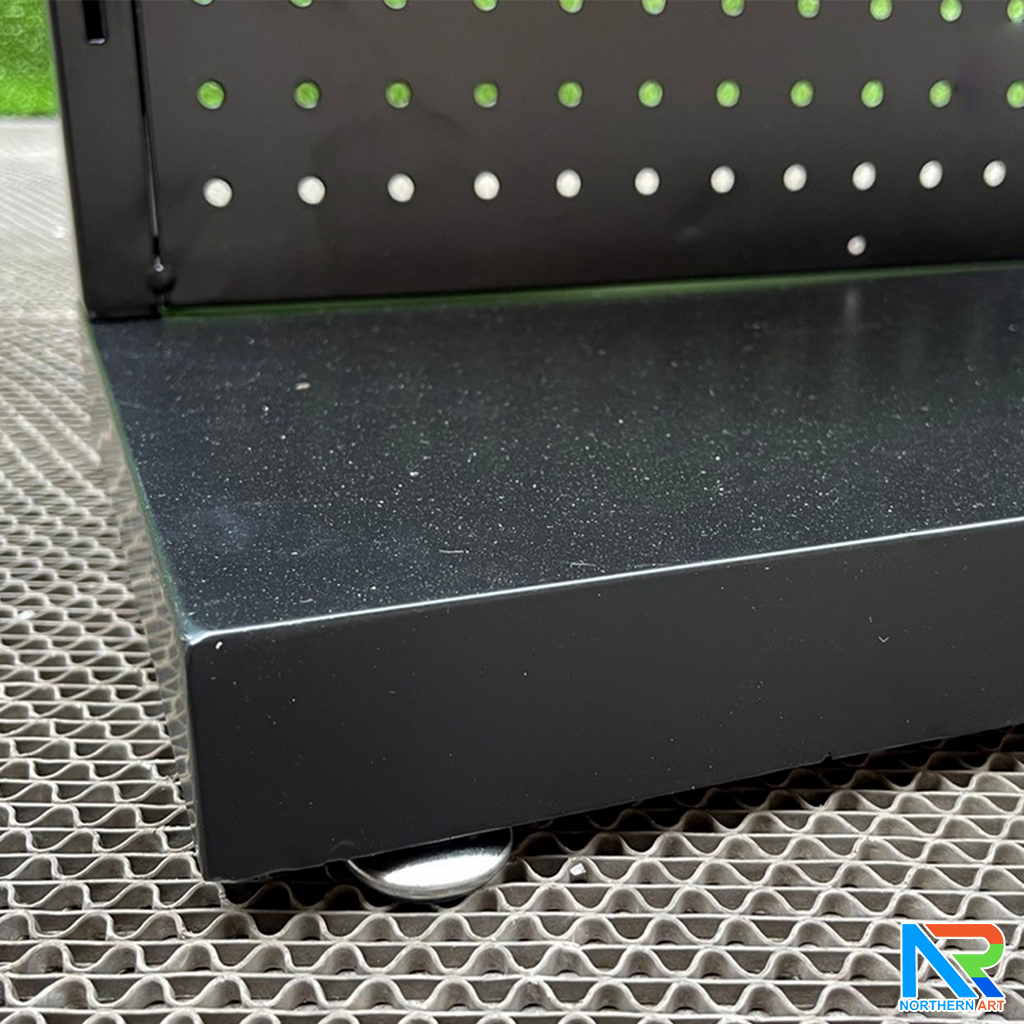 เช่าชั้นวางสินค้าเหล็ก ขนาด(W)50 x (D)25 x(H)150 cm. สีดำ ปรับจำนวนชั้นและขอแขวนได้ตามความต้องการ