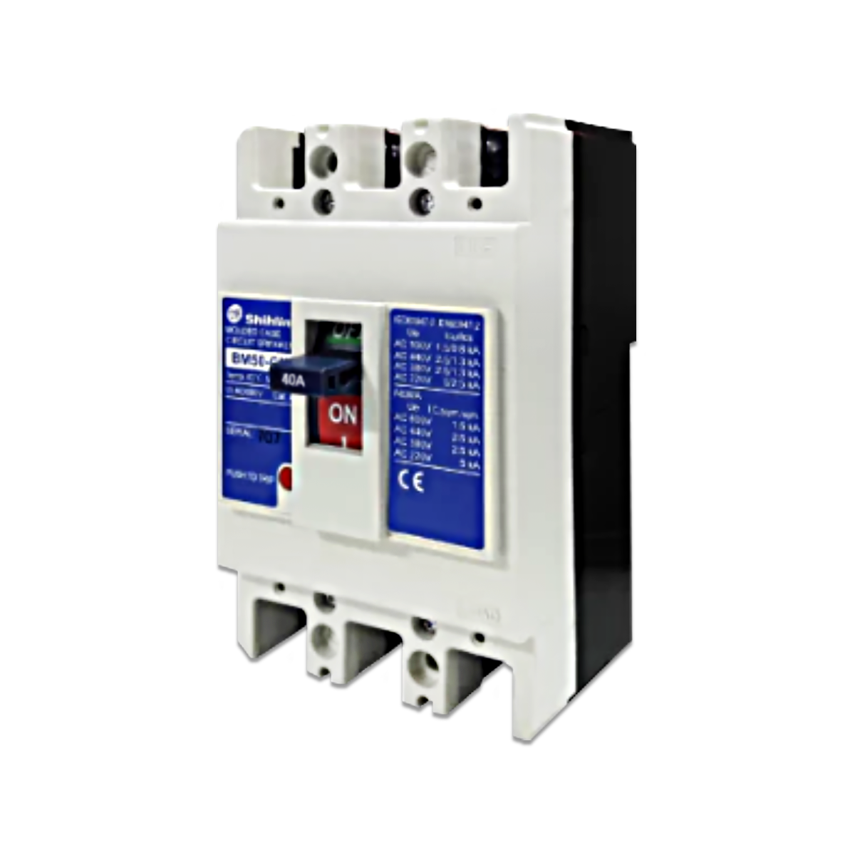 เซอร์กิตเบรกเกอร์ SHIHLIN/NANO MCCB 3 Pole BM-50CN