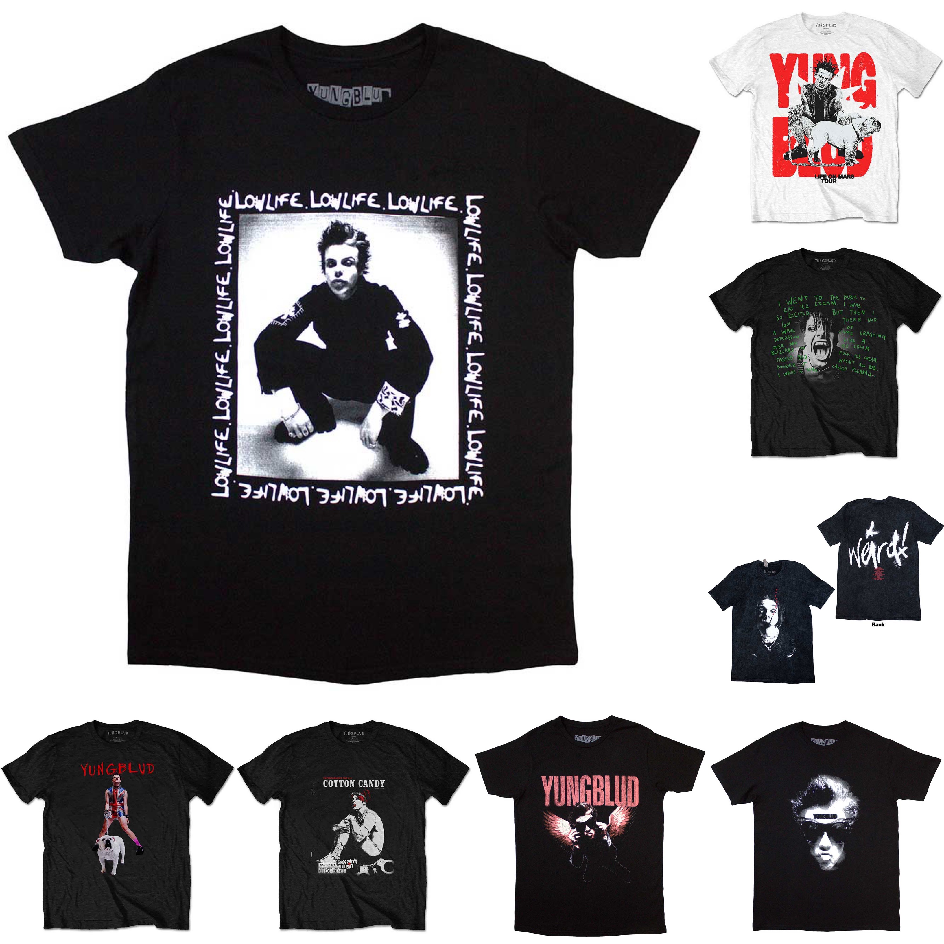 🇬🇧[PREORDER] เสื้อวง YUNGBLUD T-SHIRT รวมลายสุดฮิต ลิขสิทธิ์แท้ UK
