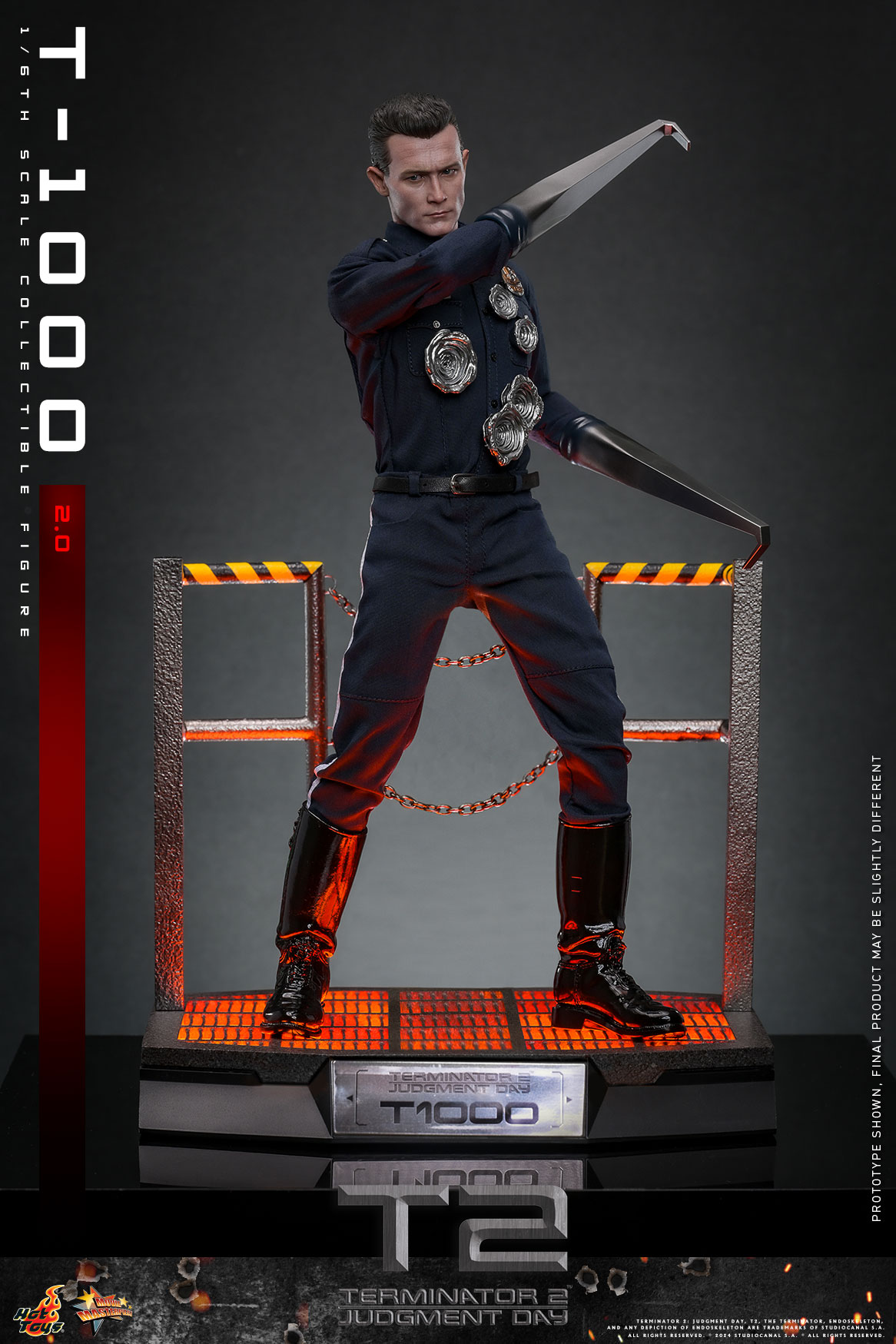 Hot Toys MMS774 Terminator 2: Judgment Day - T-1000 (2.0)