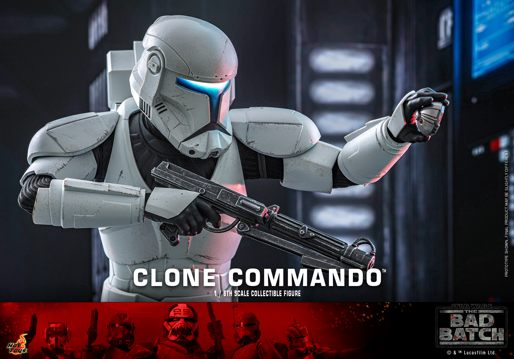Hot Toys TMS131 Star Wars: The Bad Batch - Clone Commando